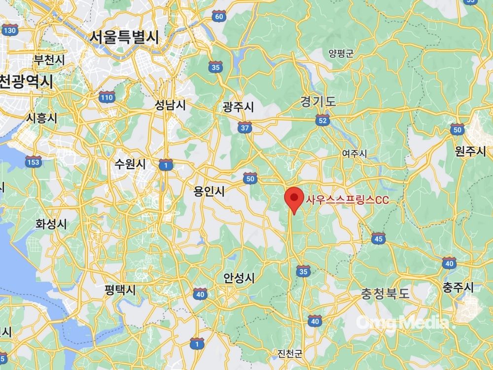 사우스스프링스 CC 가는 길 지도