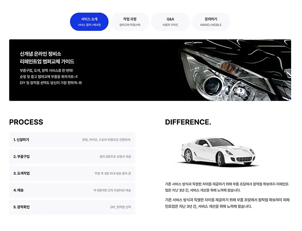 뒷범퍼 교체 비용
