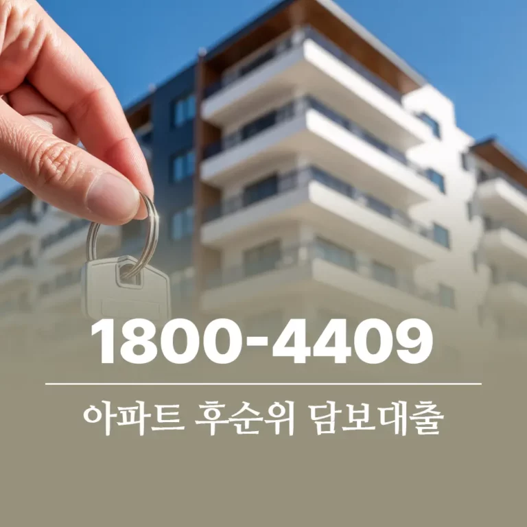 아파트후순위담보대출